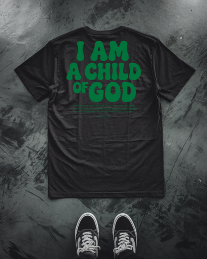 Camiseta Oversized Child Of God Verde