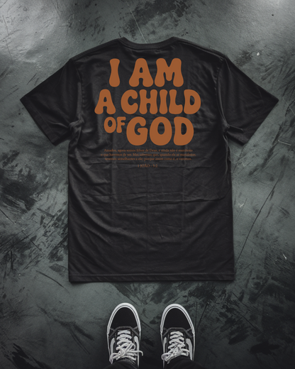 Camiseta Oversized Child of God Marrom