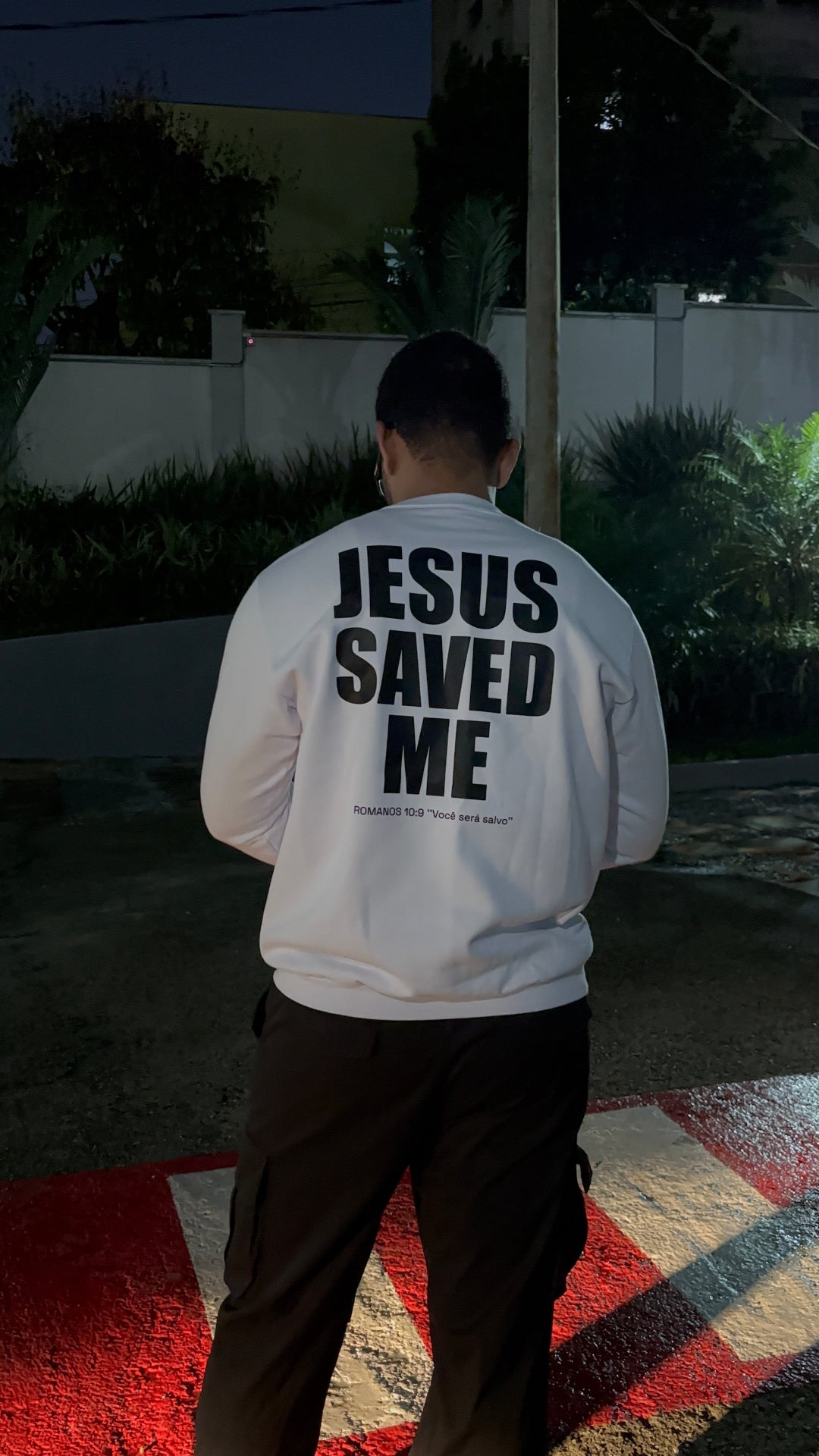 Moletom Sem Capuz Jesus Saved Me