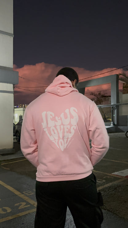 Moletom Com Capuz Jesus Love You