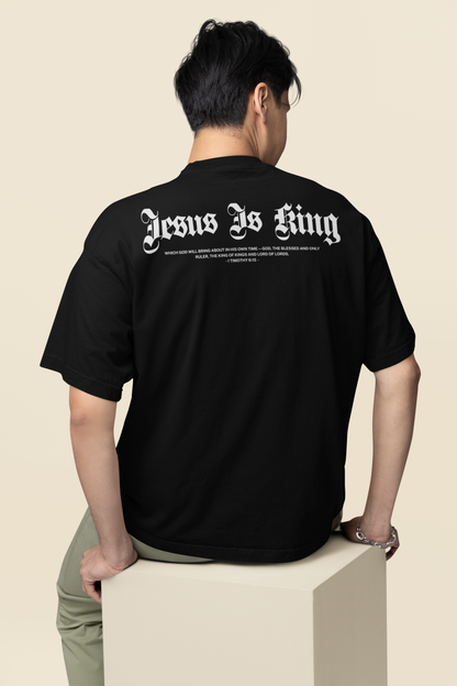 Camiseta Oversized Jesus Is King