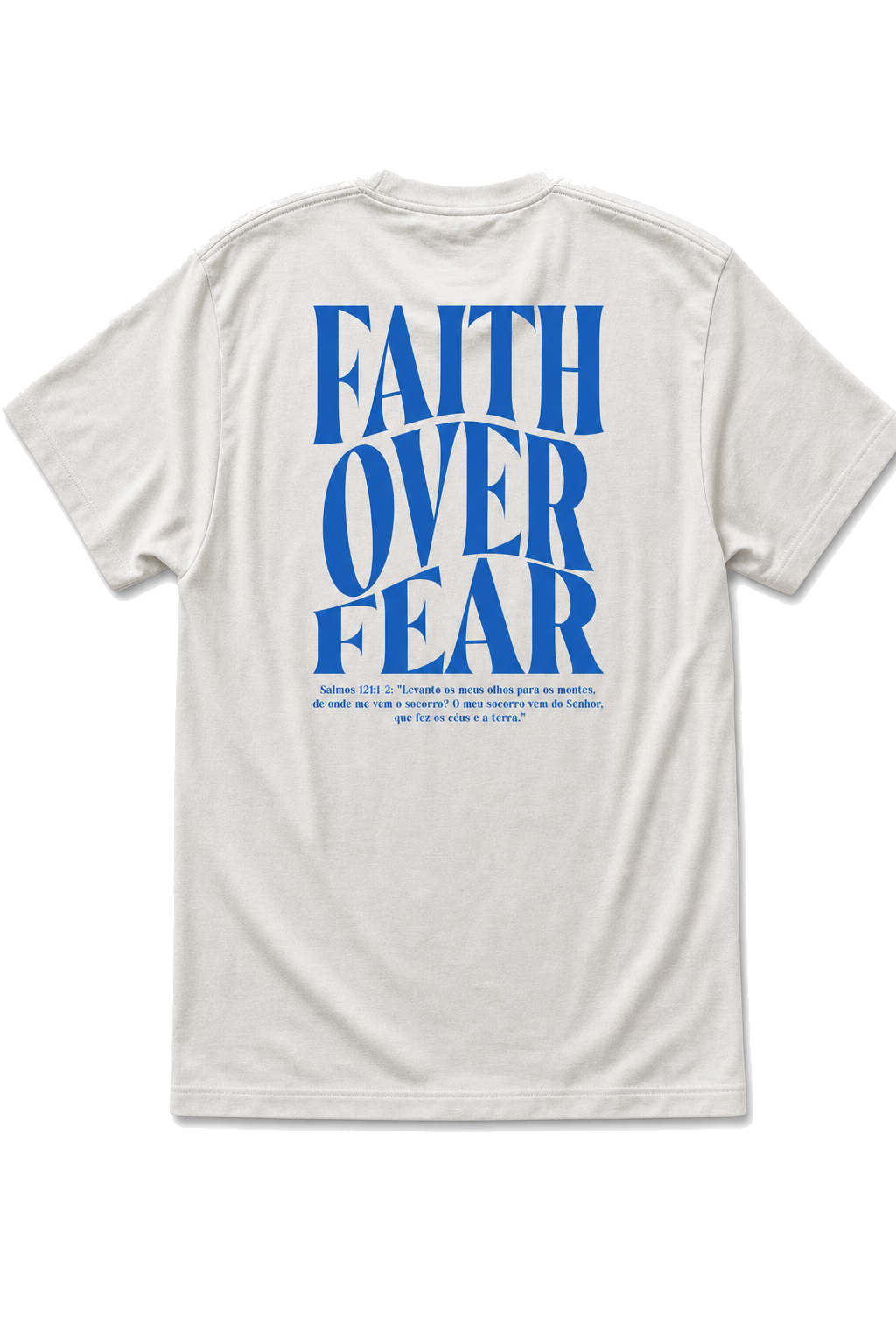 Faith Over Fear Azul