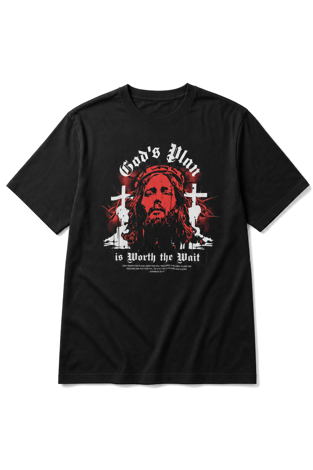 Camiseta Oversized God's Preta