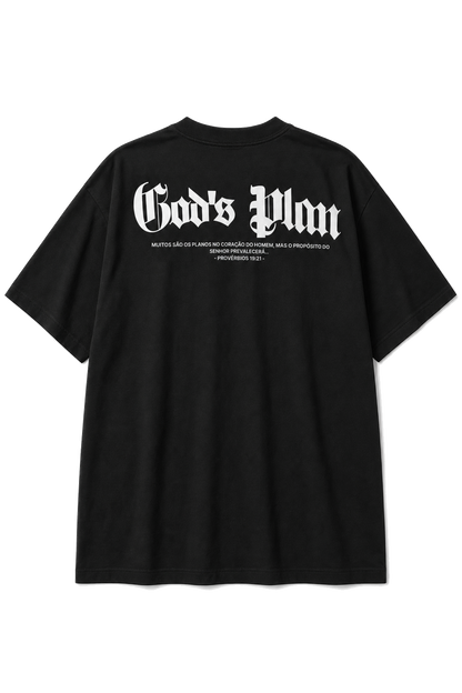 Camiseta Oversized God's Plan - costas