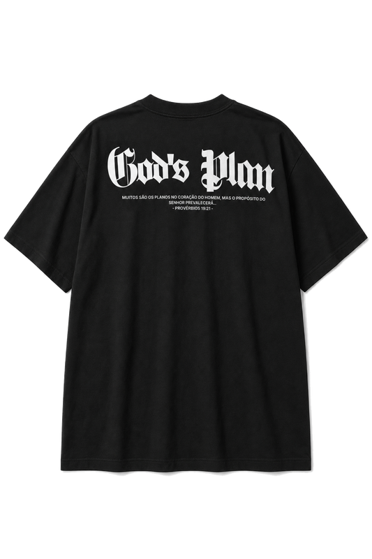 Camiseta Oversized God's Plan - costas