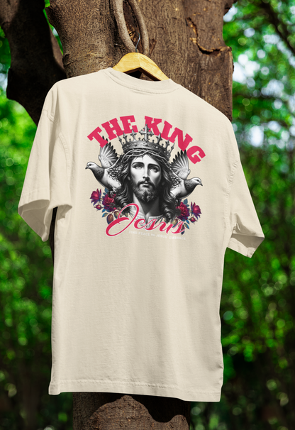 Camiseta Oversized Jesus Off-White