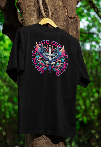 Camiseta Oversized Espírito Santo Preta