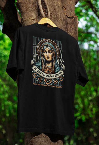 Camiseta Oversized Full of Grace Preta