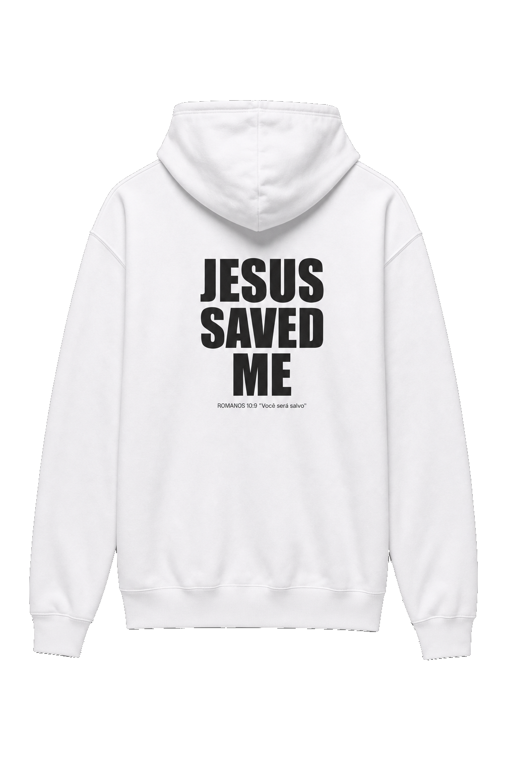 Moletom Com Capuz Jesus Saved Me - vista de costas