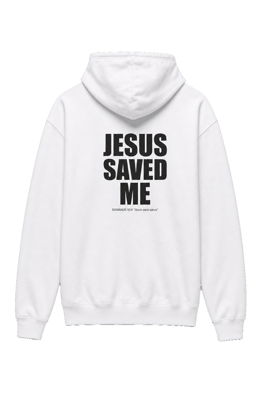 Moletom Com Capuz Jesus Saved Me - vista de costas