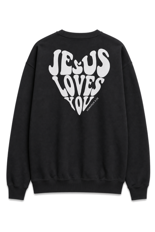 Moletom Sem Capuz Jesus Love You